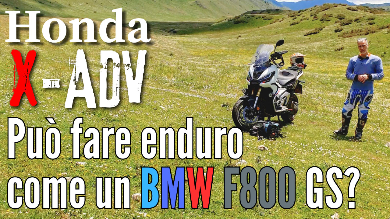 C'è un nuovo arrivo in casa... un X-ADV. Lo porto tra le montagne.